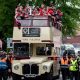 Thousands of fans at York City bus parade - in pictures