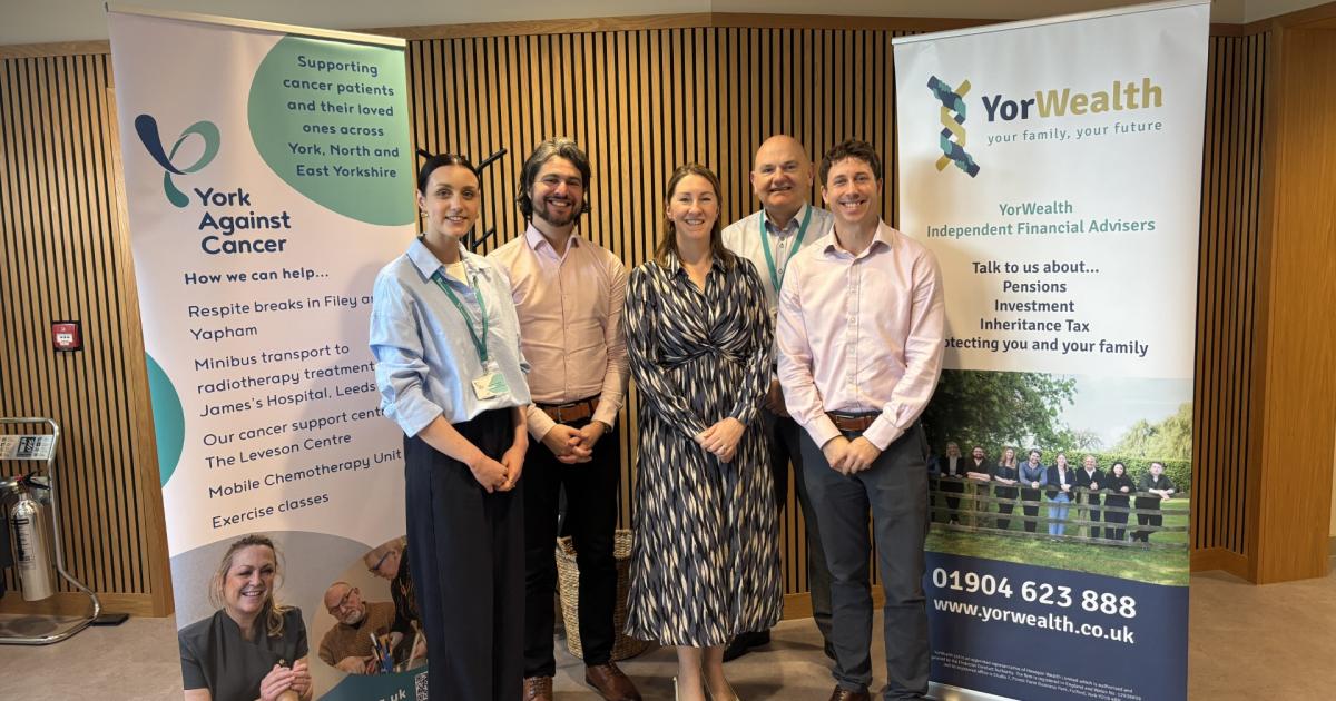 York Against Cancer chosen as charity partner by YorWealth