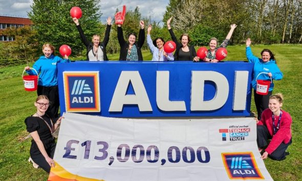 Aldi across Tyne and Wear raises millions for cancer trust