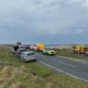 Dog saved in dramatic six hour pit rescue on North Yorkshire Moors