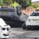 Driver reported after three car crash on Halliwell Road