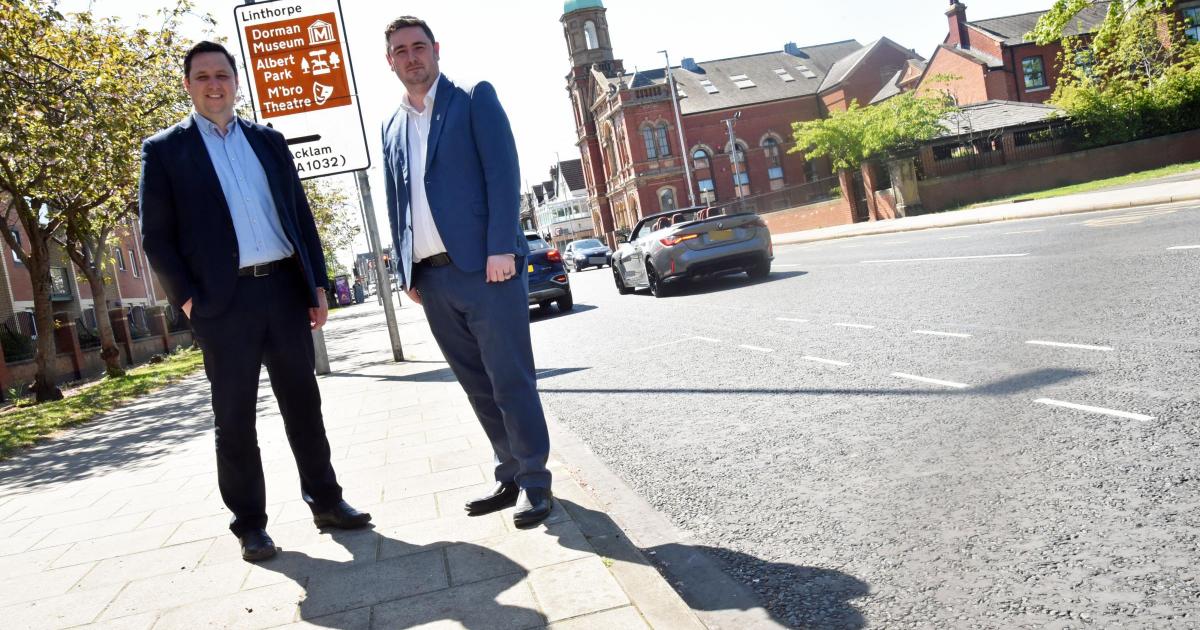 Linthorpe Road cycle lane in Middlesbrough now fully removed