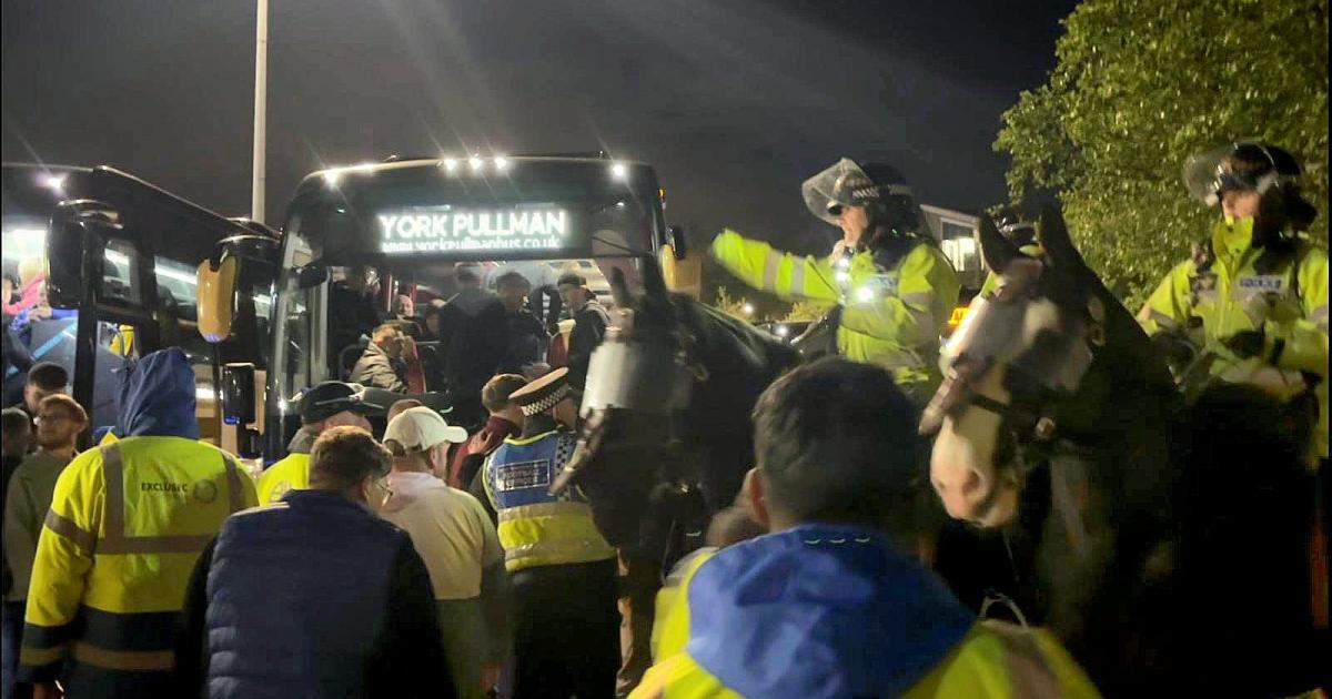 Bolton v Bradford City: Police 'used horses as weapons'