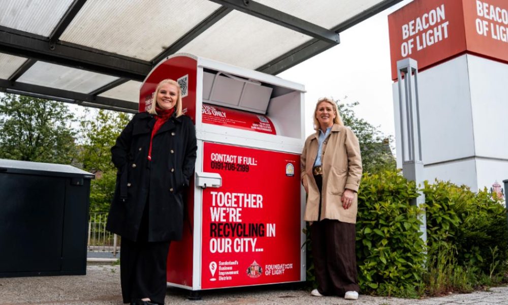 Sunderland clothes banks turn fashion into football funds