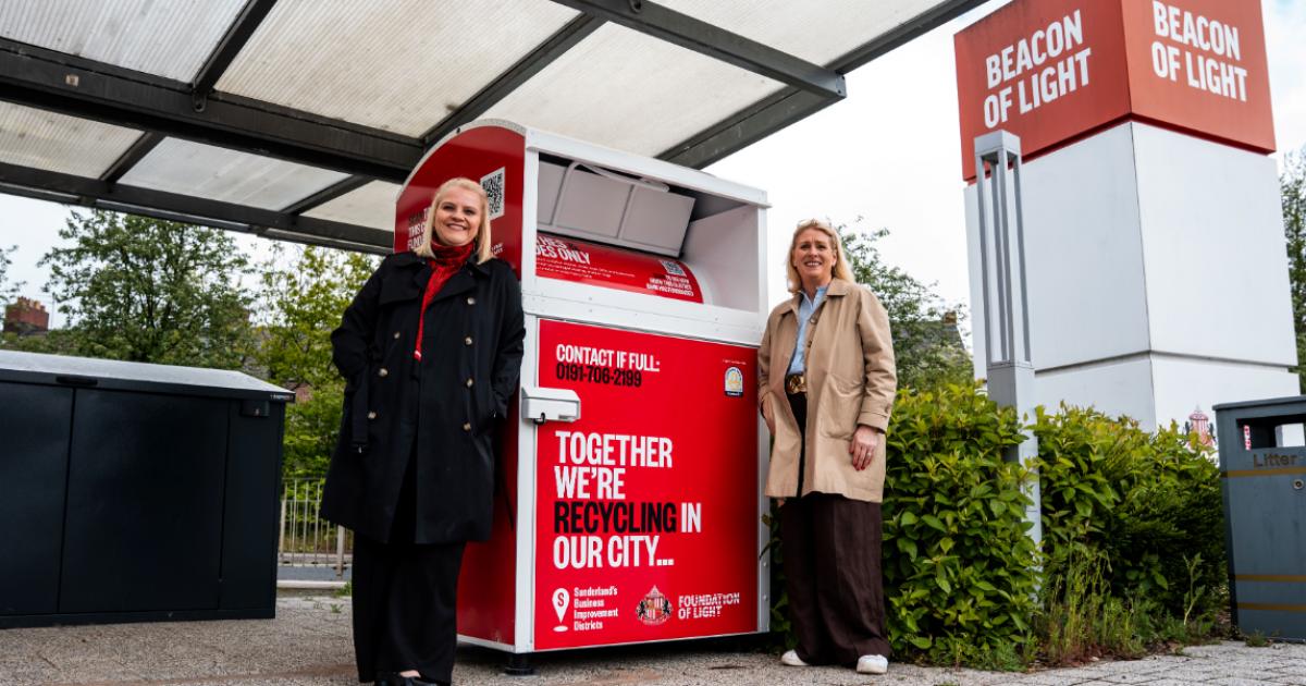 Sunderland clothes banks turn fashion into football funds