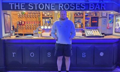 Stone Roses Bar York voice activated sticker prank