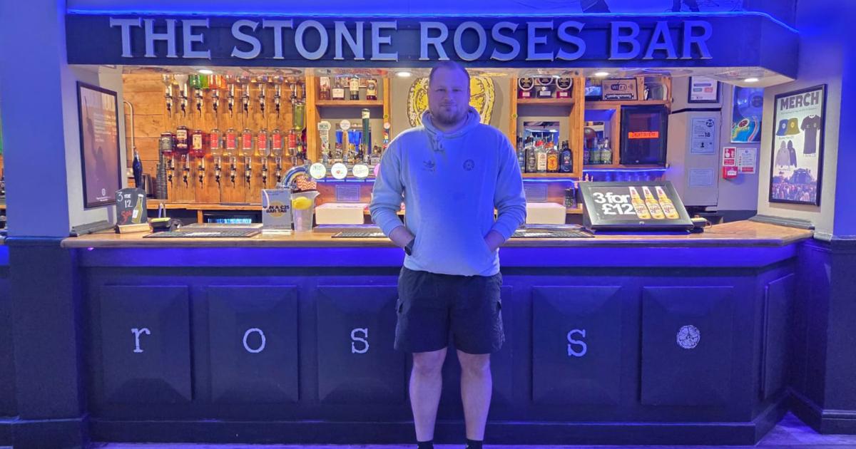 Stone Roses Bar York voice activated sticker prank
