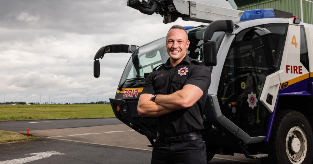 Three Newcastle Airport firefighters promoted for service