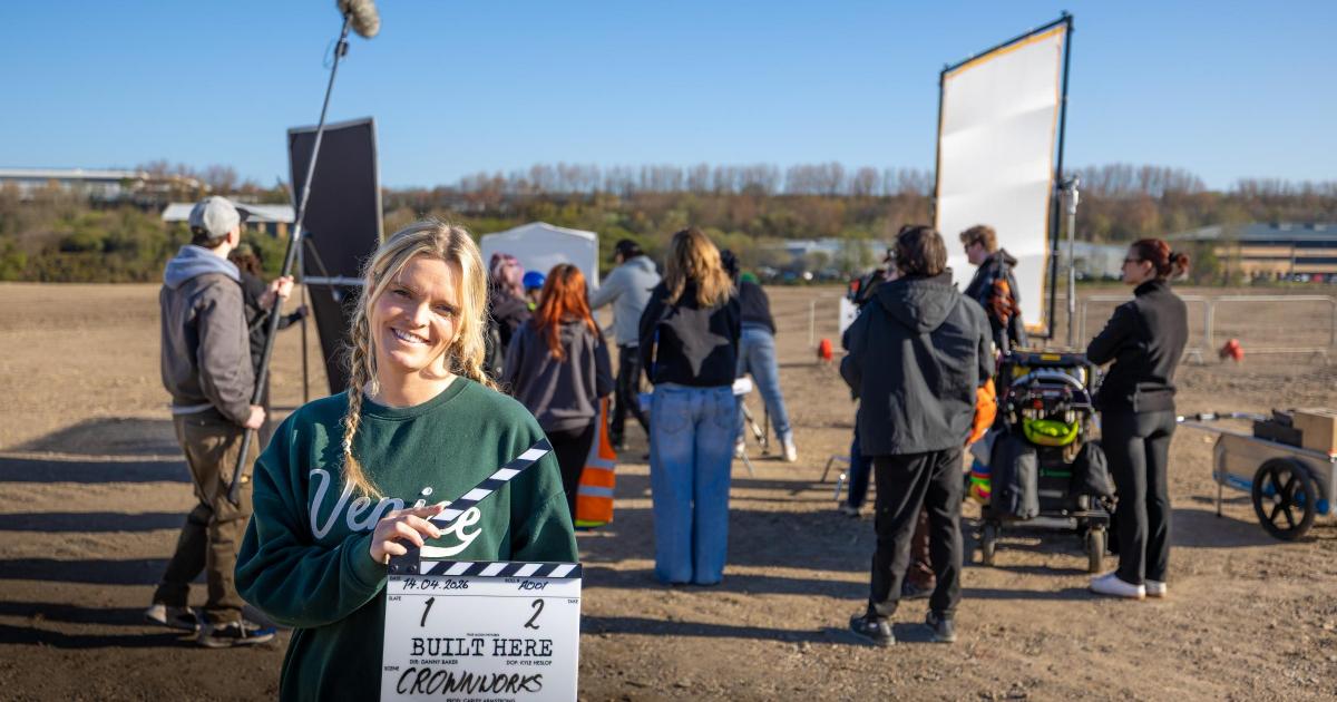 Film shot at future Crown Works studios to woo investors