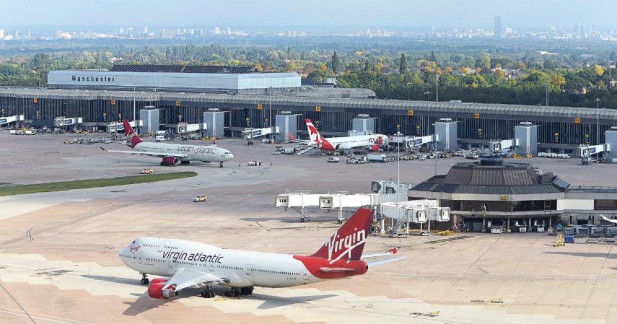 All of the delayed and cancelled flights at Manchester Airport today