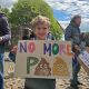 Protest against Ouse pollution in York city centre