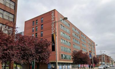 Bike shed fire at Middlesbrough's Rede House tower block