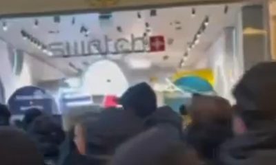 Police attend Trafford Centre over Swatch pocket watch chaos