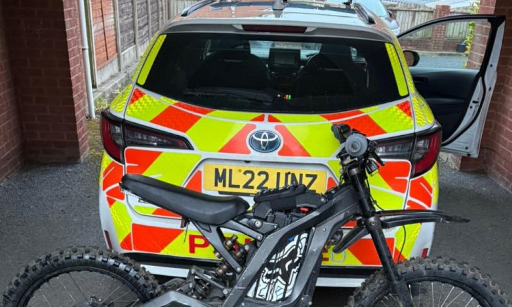 Illegal Sur-Ron bike seized by police after Farnworth chase