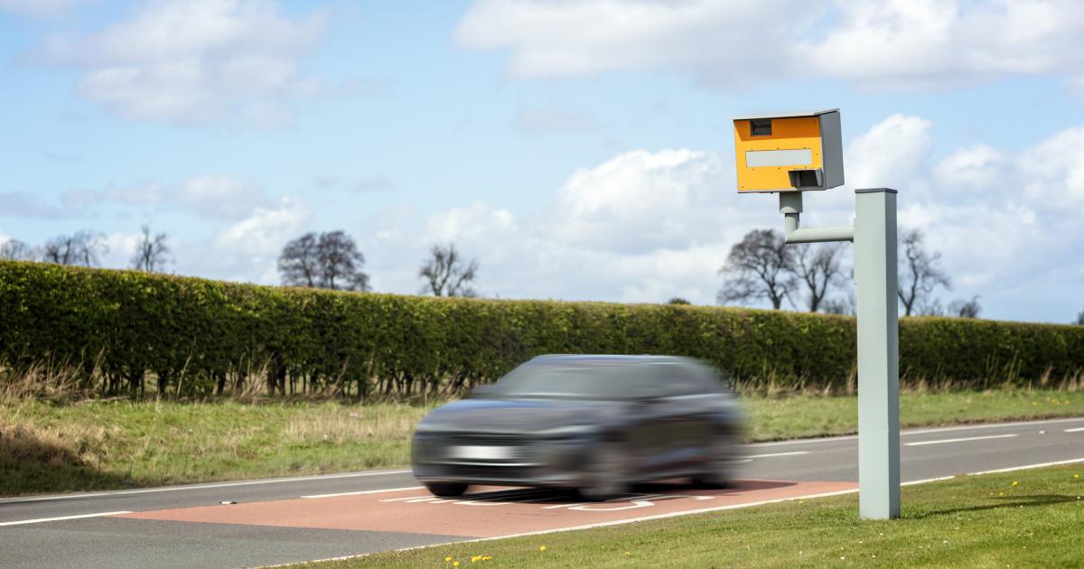What happens if you slam on before a speed camera in the UK?