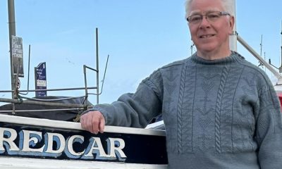 The gansey created in honour of Redcar lifeboat man