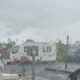 Travellers set up camp at Farnworth's Newbury Community Centre