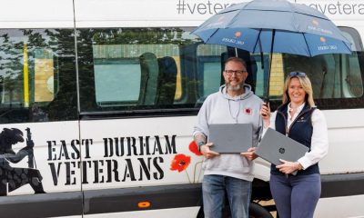 GSC Grays gifts computers to East Durham Veterans Trust