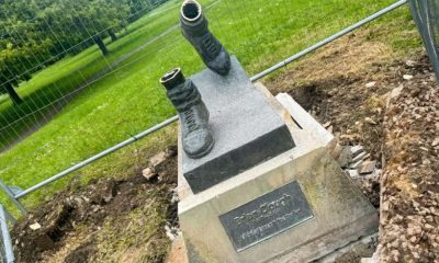 Brian Clough statue boots only part remaining in Boro park