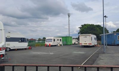 Travellers in Farnworth set up inside New Bury centre grounds