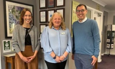 Tom Gordon praises facilities during visit to Thistle Hill