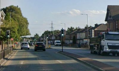 Man shot in Whitefield, Bury, after car 'drove directly' at police