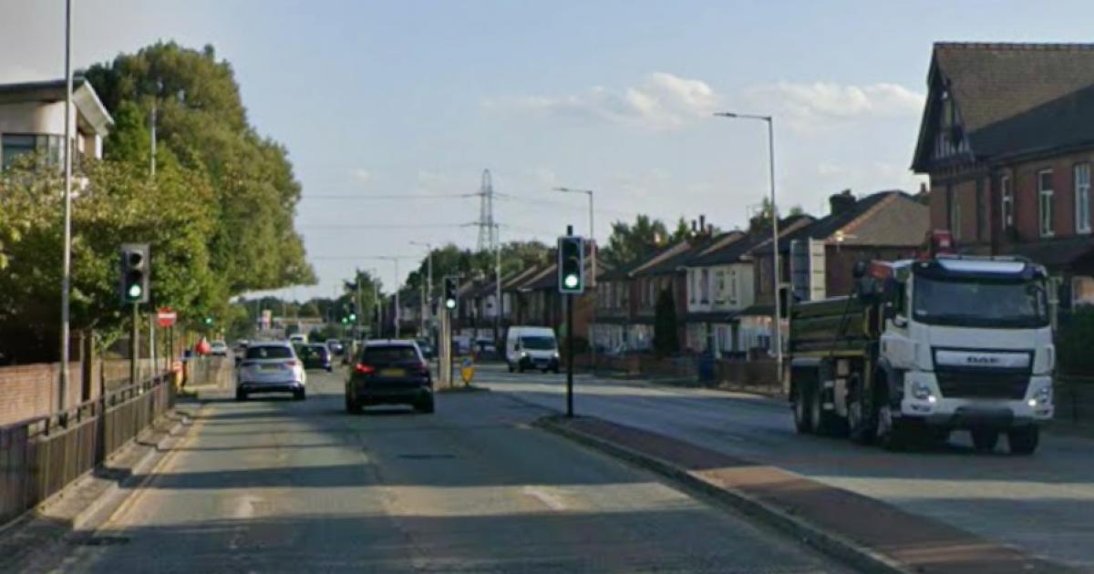 Man shot in Whitefield, Bury, after car 'drove directly' at police