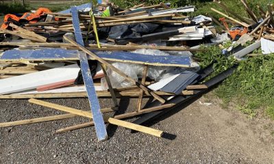 Asbestos in waste fly-tipped near York to Selby path