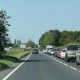 A64 Eastbound very busy as people head towards the coast
