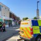 Savers in Front Street Acomb is closed with a police cordon