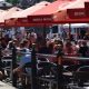 Crowds find riverside shade in York as temperatures soar