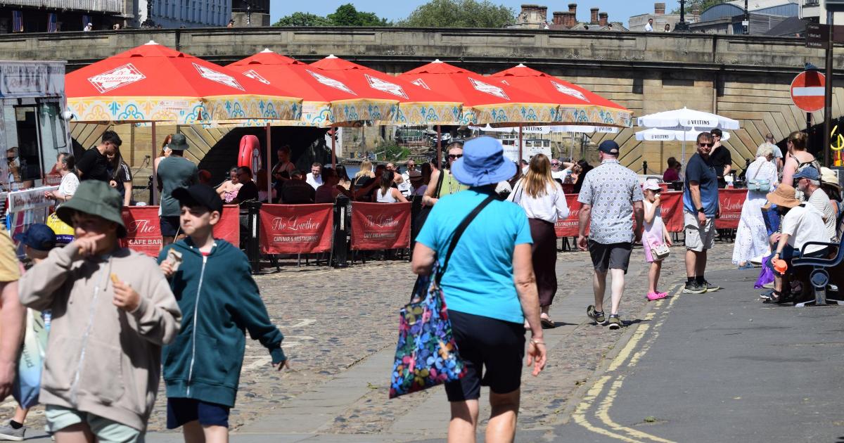 Temperatures in York could hit 33 degrees Celsius today