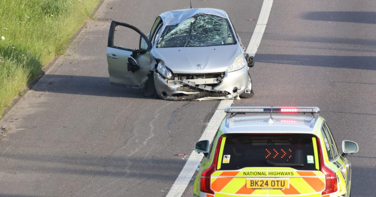 M61 crash led to minor injuries say Lancashire police