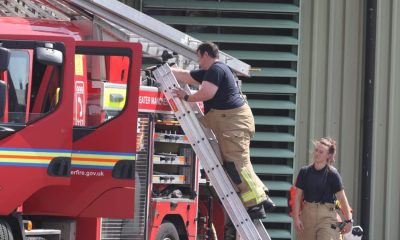 Firefighters remained at Vernacare fire until evening