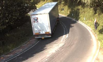 The A170 at Sutton Bank blocked by HGV for second time today