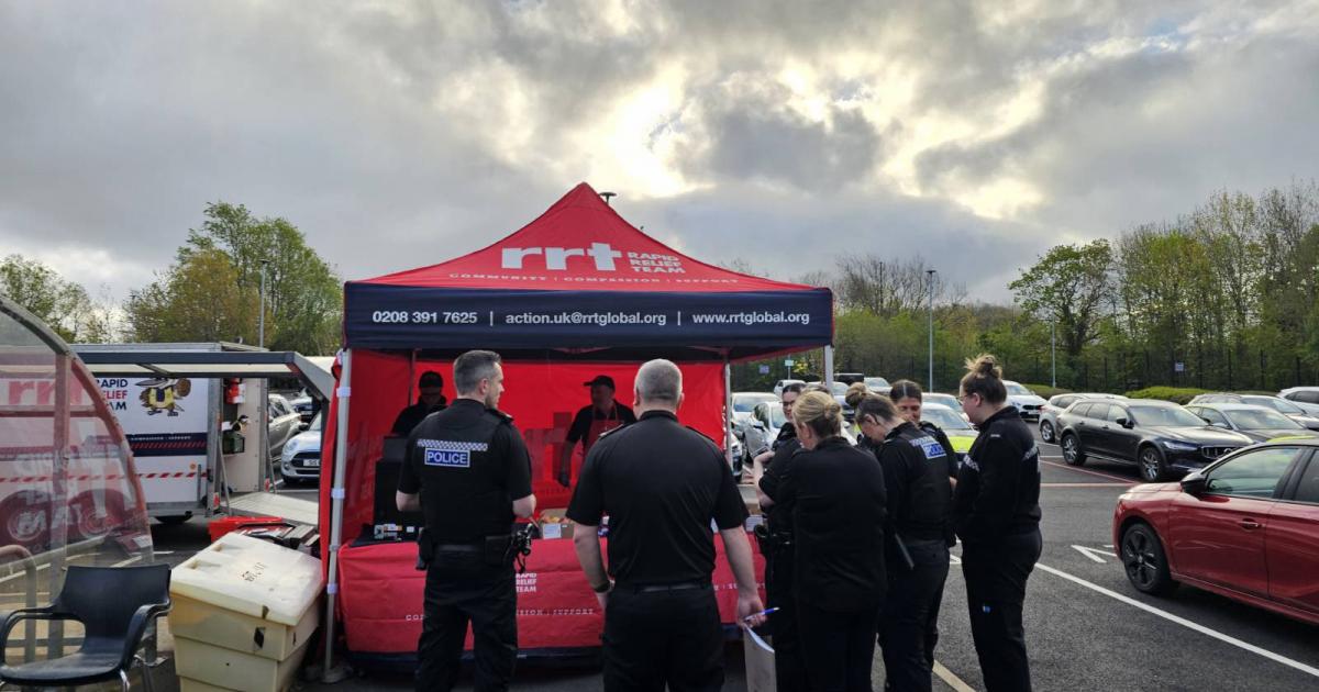 Stockton police supported by Rapid Relief Team in appreciation