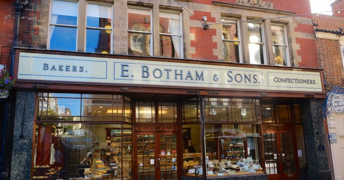 Botham's Whitby bakery famous for its Yorkshire bakes