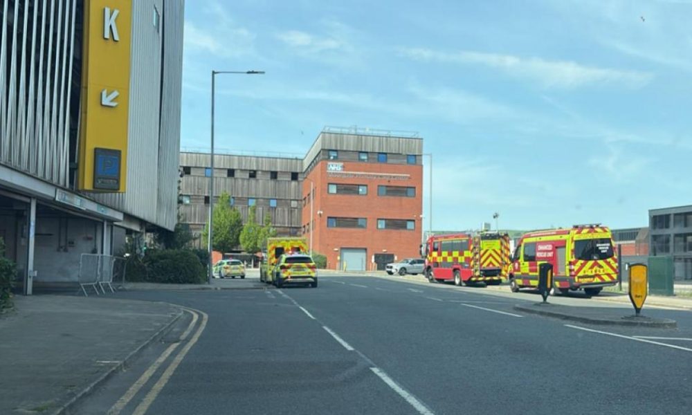 Live - Emergency services respond to welfare concern in Bury
