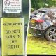 Farmer sprays slurry on cars parked illegally in the Lake District