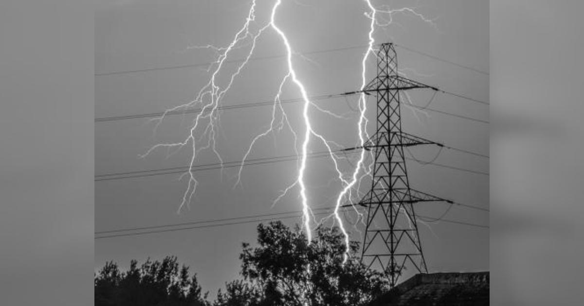 Spectacular lightning display captured above Bolton in dramatic images
