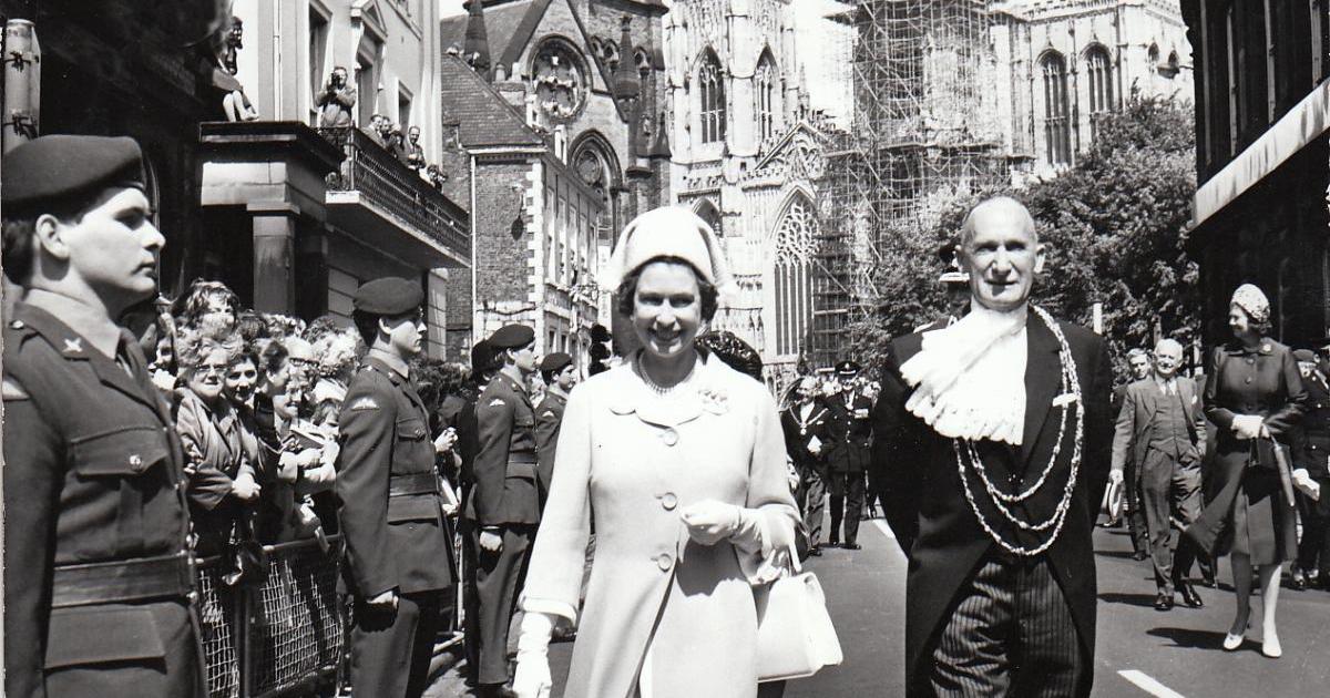 Old photos of York's most famous royal visits over decades