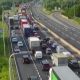 LIVE - M6 northbound shut with hour-long delays following a collision