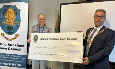 Bishop Auckland Mayor raises 4,500 for Butterwick Hospice