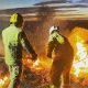 Firefighters warning to children in Bishop Auckland about arson