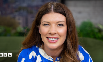 Laura Pomfret in the Morning Live studio