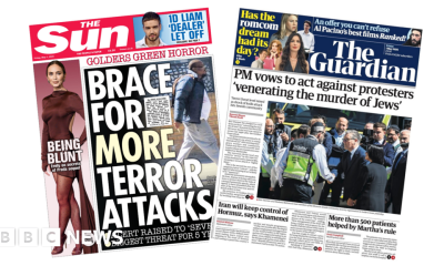 'PM vows to act' and 'An attack on all of us'
