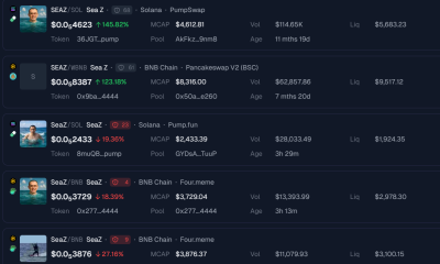 SEAZ Meme Coins on Solana and BNB Chain