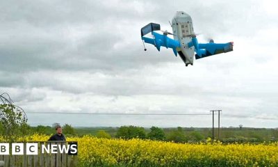 Drone delivers first Amazon parcels in UK