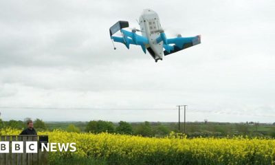 'We had people come just to see it': Amazon delivers its first UK parcels by drone