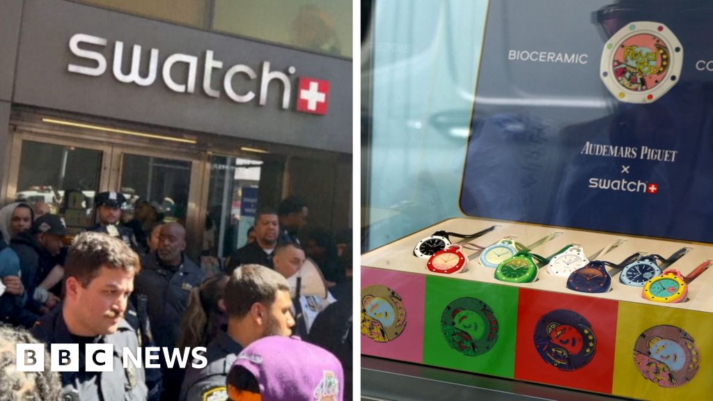 Swatch launch sparks 'chaotic' scenes and store closures